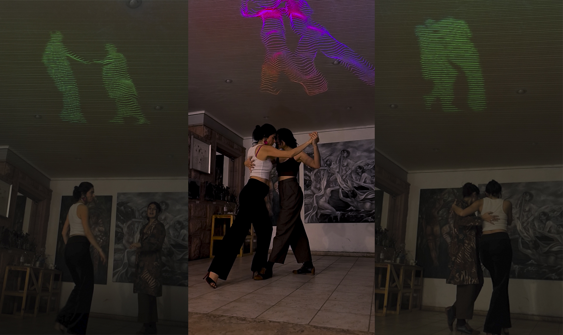 Real-time Tango projection